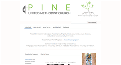 Desktop Screenshot of pineumc.org